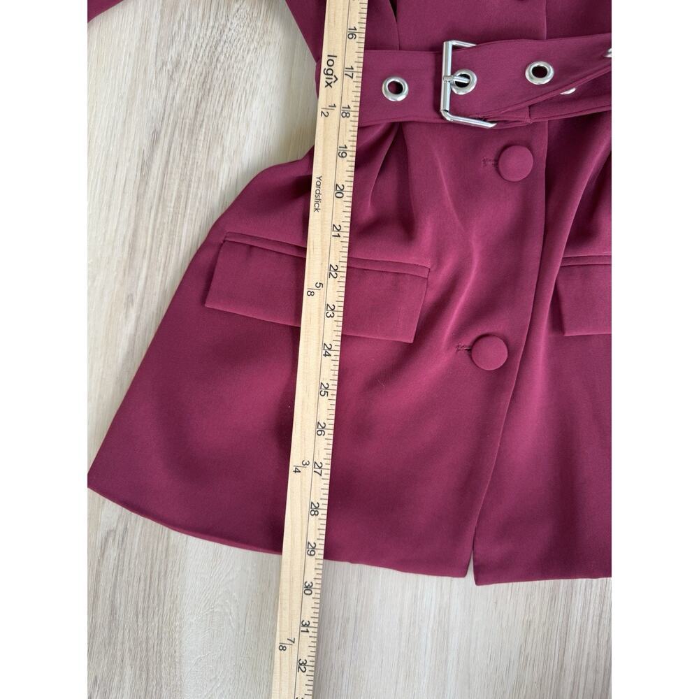 Lovers And Friends Women’s Wade Blazer In Wine Red Size XS - Picture 6 of 7